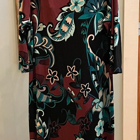 Floral Print Women's Dress - Picture 4 of 5